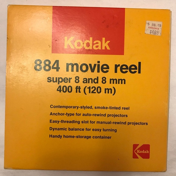Kodak 884 Movie Reel Super 8 and 8mm / Capacity 400 ft (120m) Vintage - Picture 1 of 10